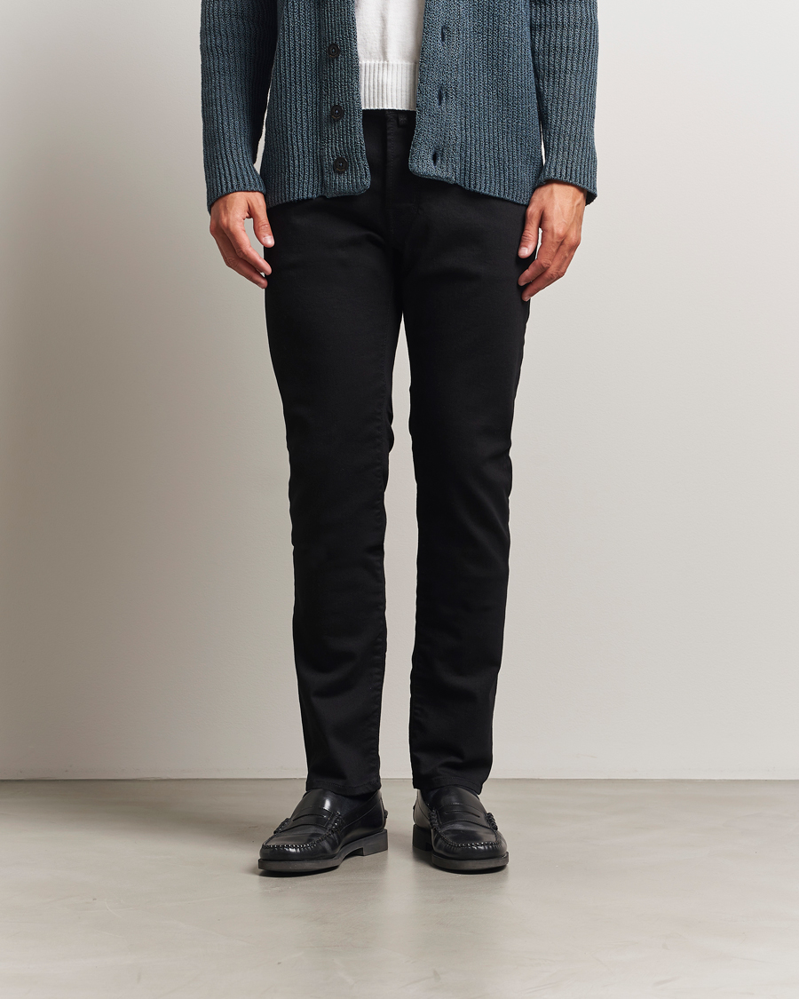 Homme | Jeans | Jacob Cohën | Bard Slim Fit Stretch Jeans Stay Black