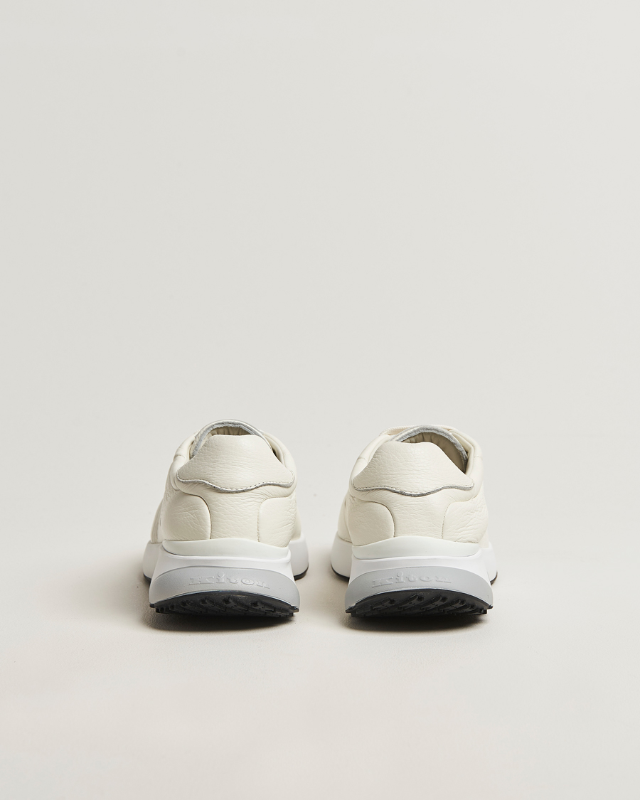 Heren | Sneakers | Kiton | Luxury Running Sneakers White Deerskin