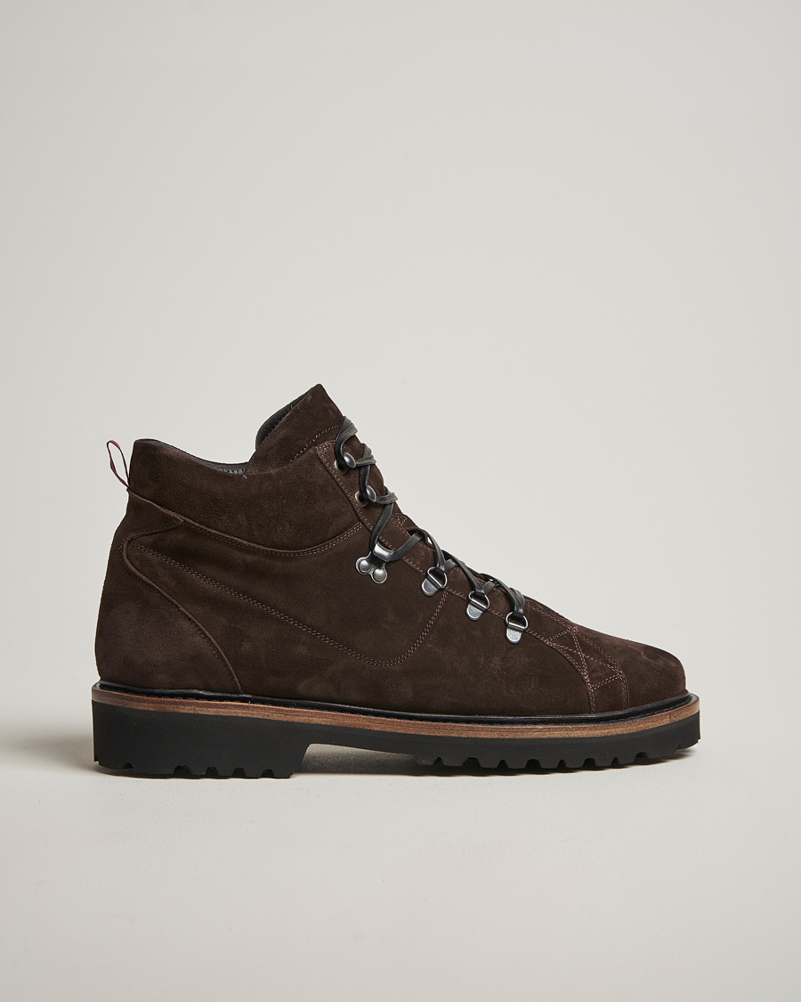 Heren | Laarzen | Kiton | St Moritz Winter Boots Dark Brown Suede