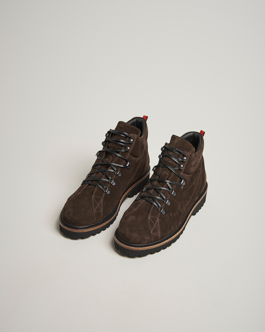 Heren | Laarzen | Kiton | St Moritz Winter Boots Dark Brown Suede