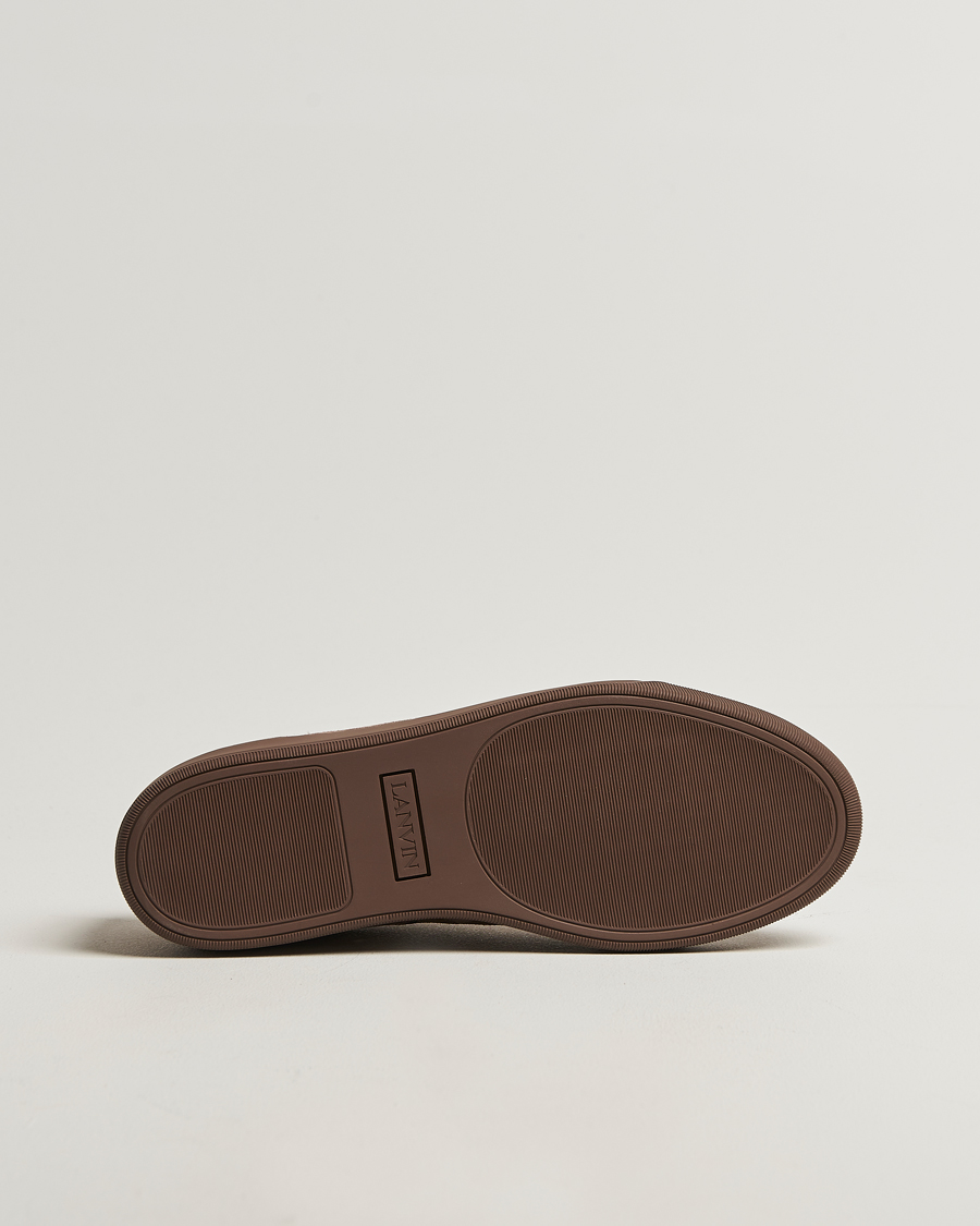 Homme | Baskets | Lanvin | DBB1 Patent Cap Toe Sneaker Dark Mocha