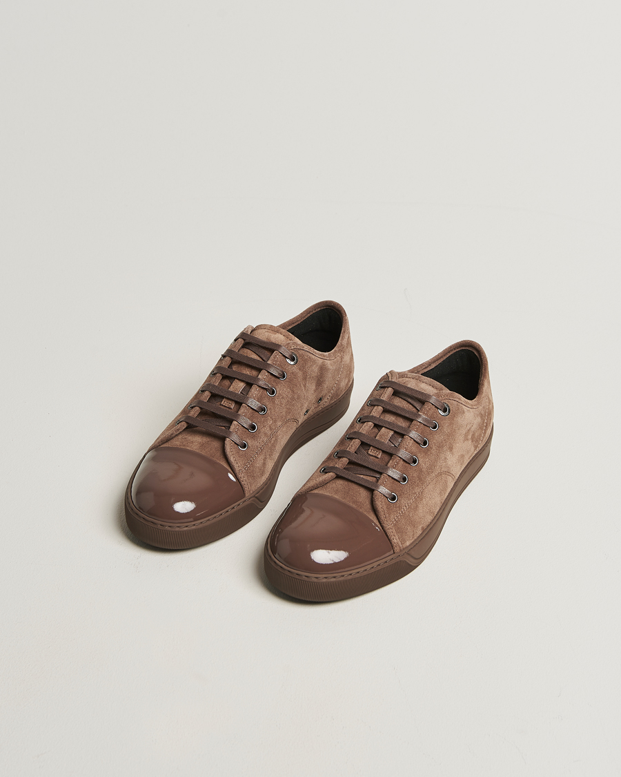 Homme | Baskets | Lanvin | DBB1 Patent Cap Toe Sneaker Dark Mocha
