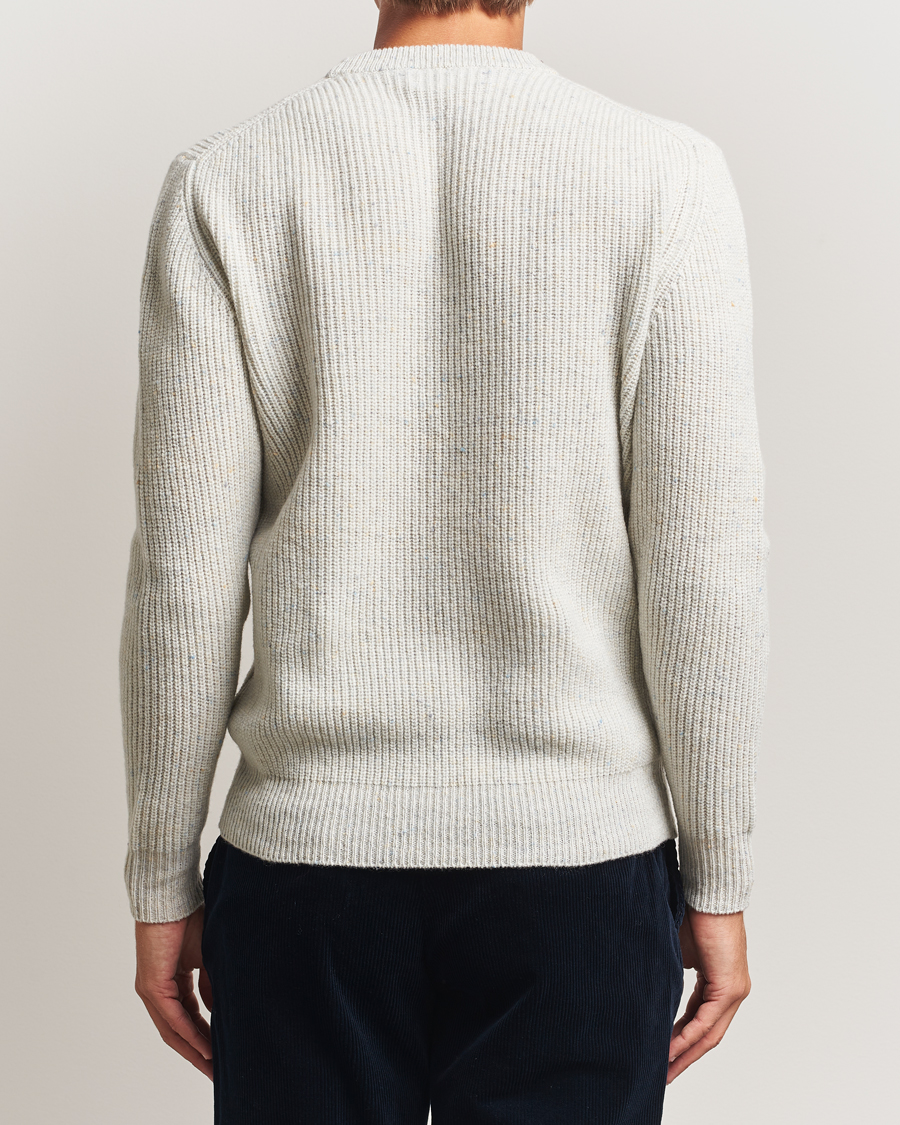 Heren | Truien | Lardini | Knitted Wool Crew Neck White