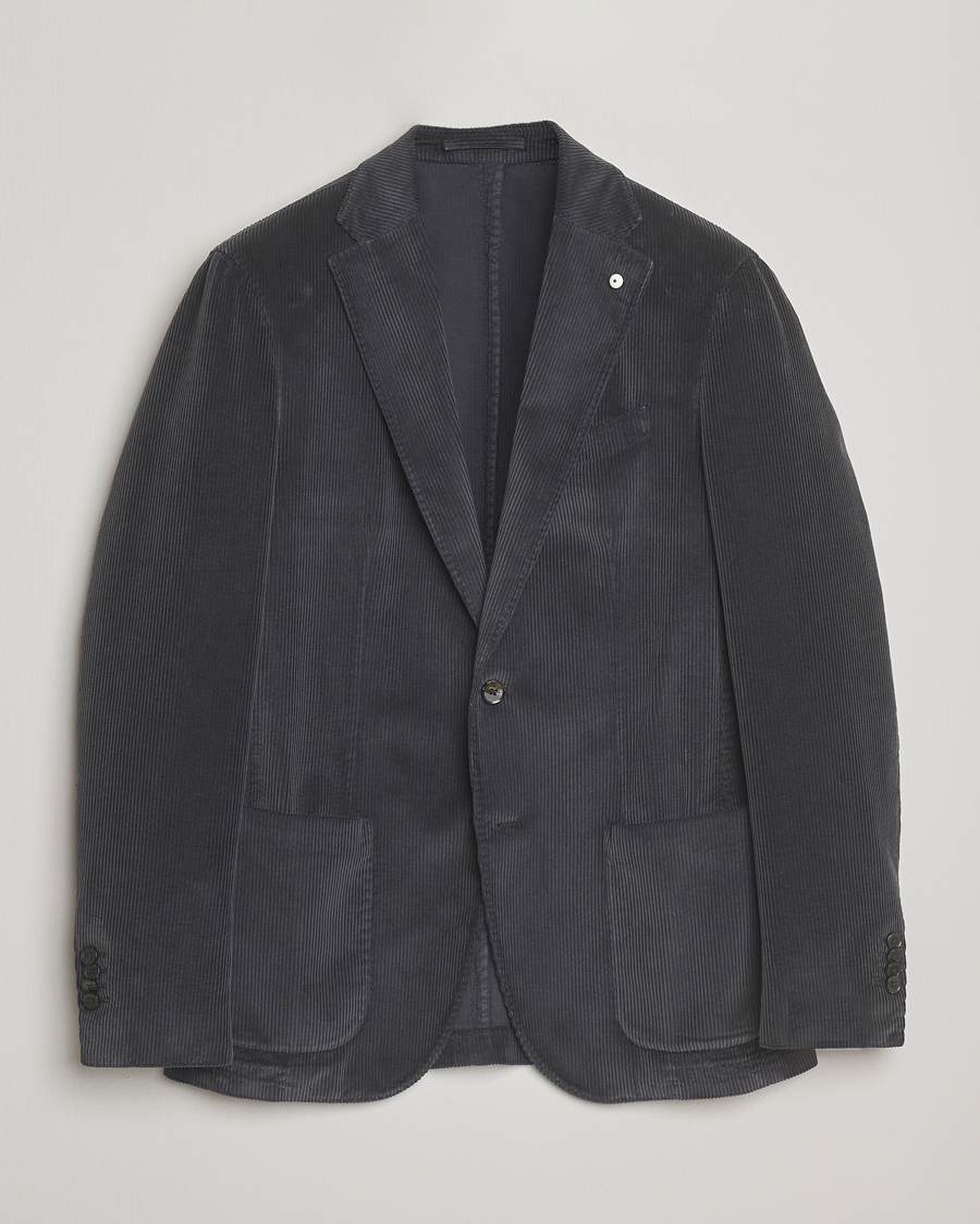 Homme | Blazers | L.B.M. 1911 | Jack Corduroy Blazer Dark Grey