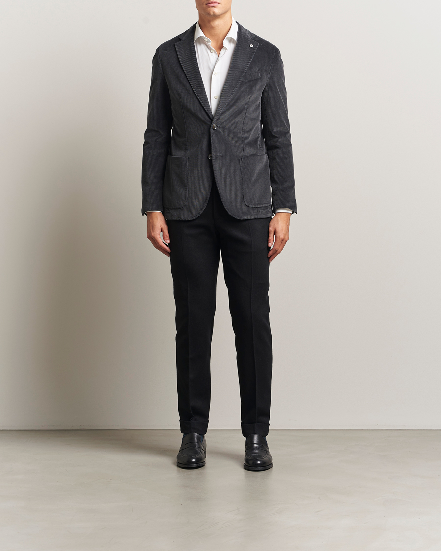 Homme | Blazers | L.B.M. 1911 | Jack Corduroy Blazer Dark Grey