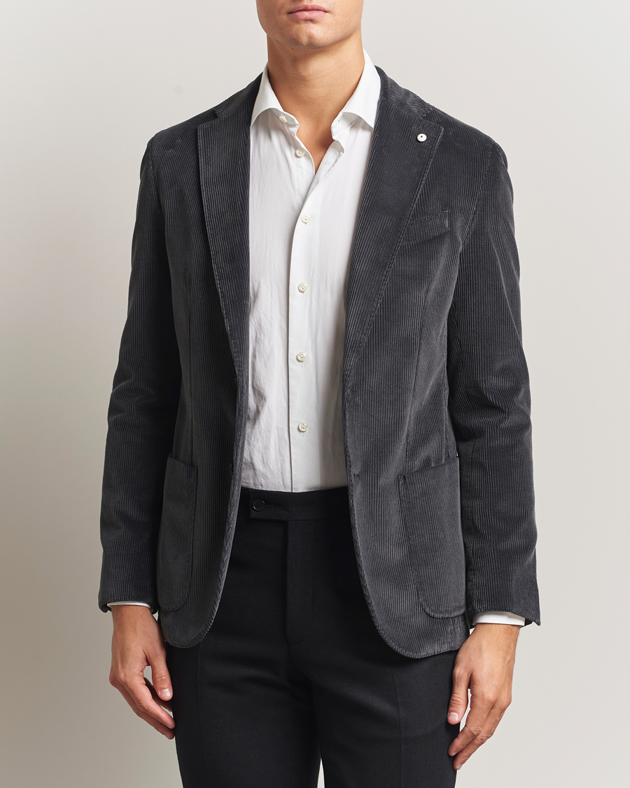Homme | Blazers | L.B.M. 1911 | Jack Corduroy Blazer Dark Grey