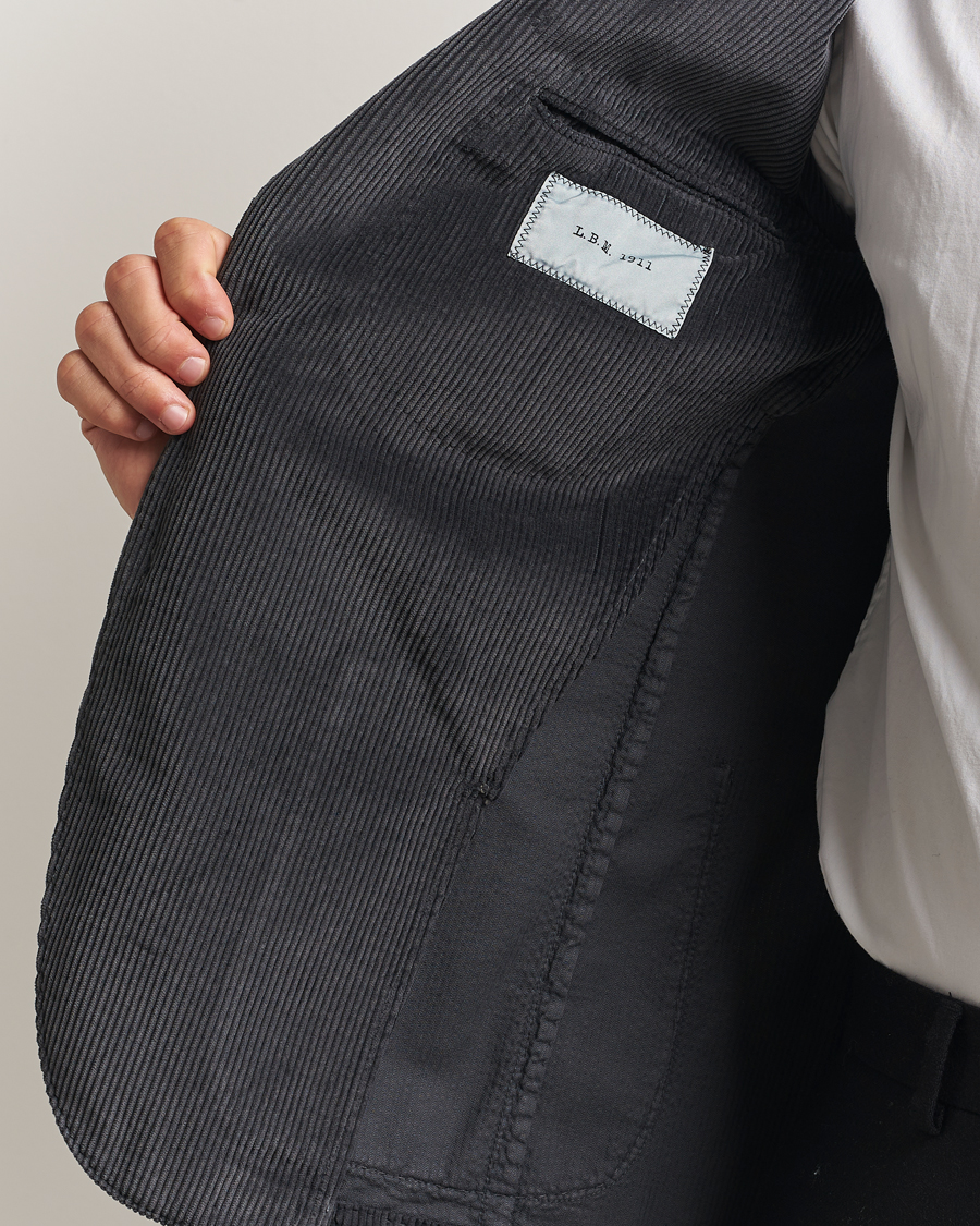 Homme | Blazers | L.B.M. 1911 | Jack Corduroy Blazer Dark Grey