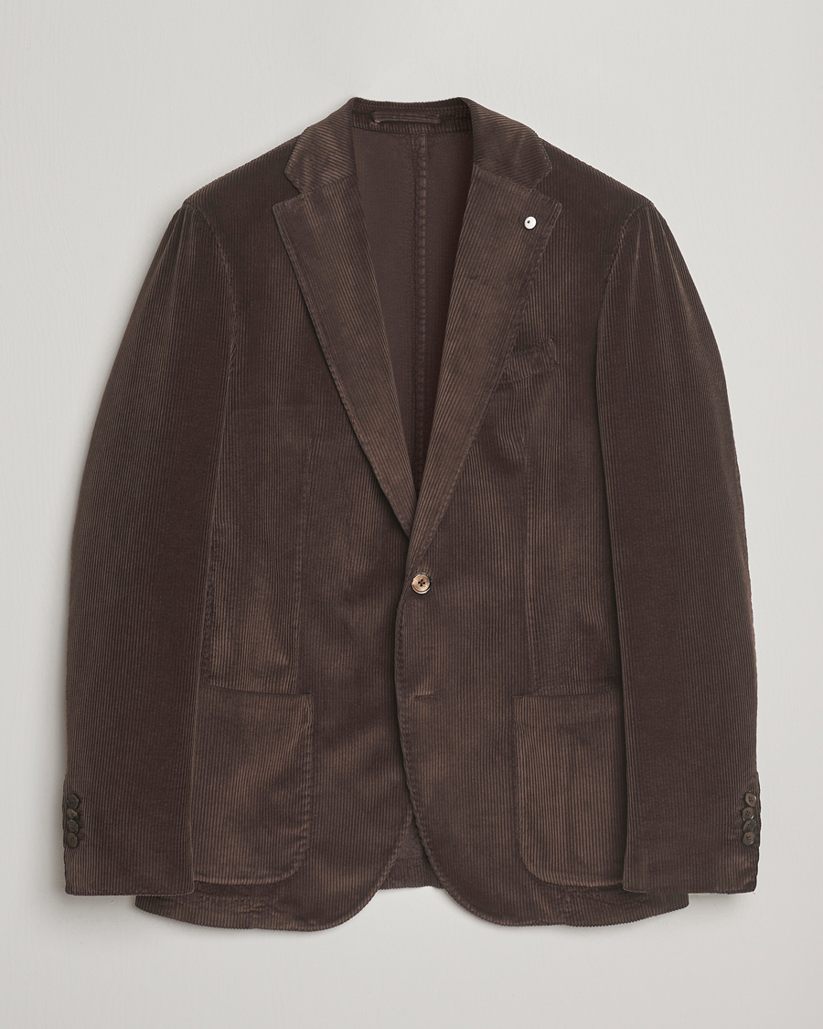 Homme | Blazers | L.B.M. 1911 | Jack Corduroy Blazer Dark Brown