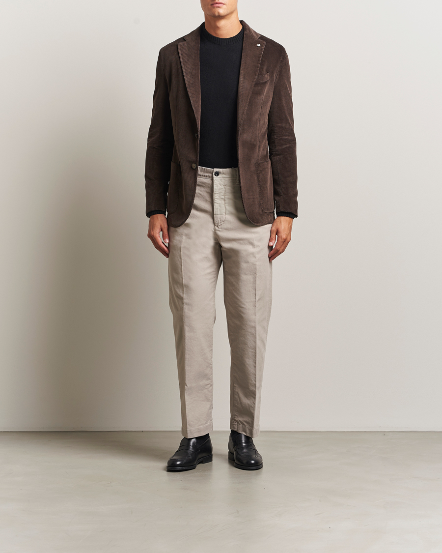 Homme | Blazers | L.B.M. 1911 | Jack Corduroy Blazer Dark Brown