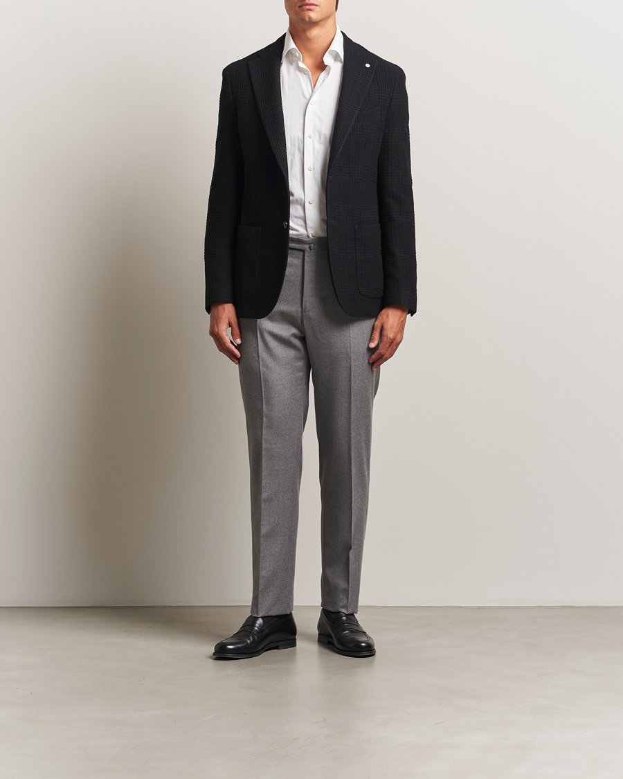 Heren | Blazers | L.B.M. 1911 | Jack Structured Wool Blazer Black