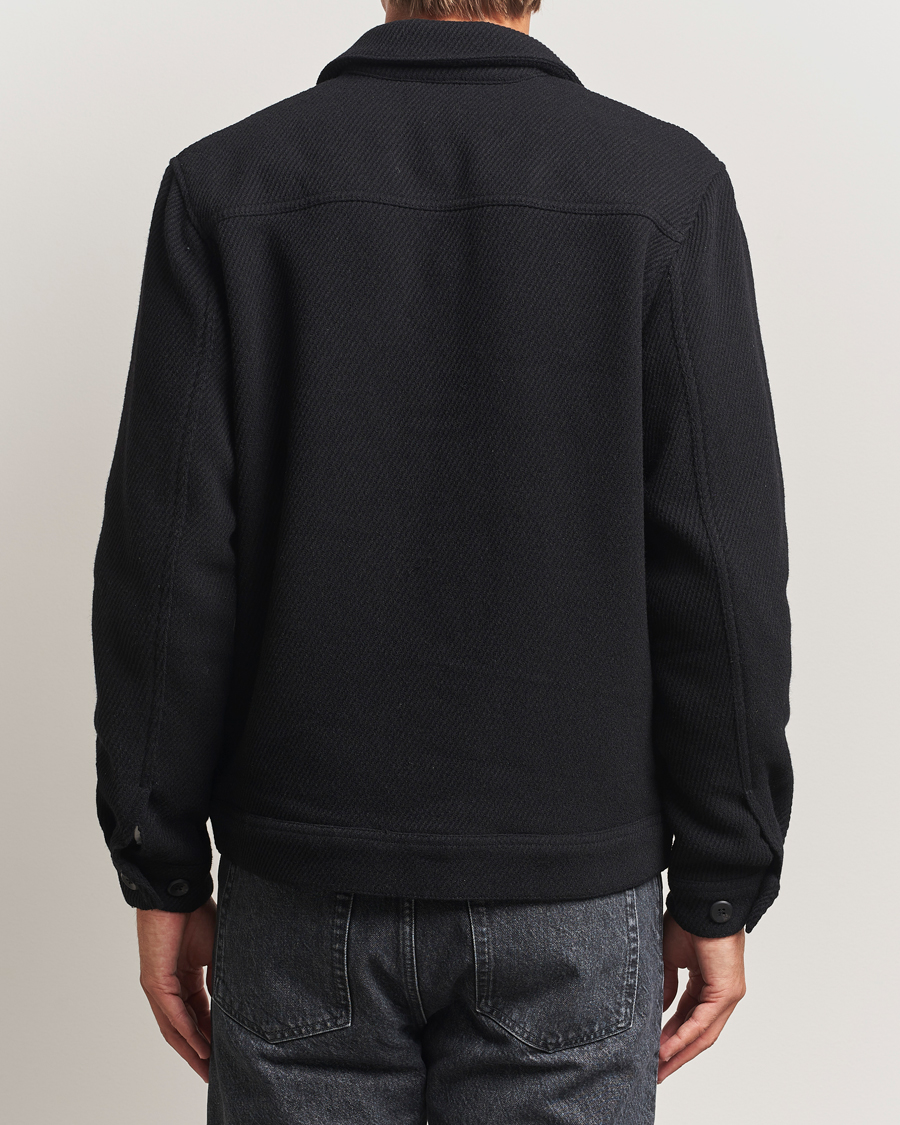 Homme | Manteaux Et Vestes | LES DEUX | Nash Twill Wool Jacket Black