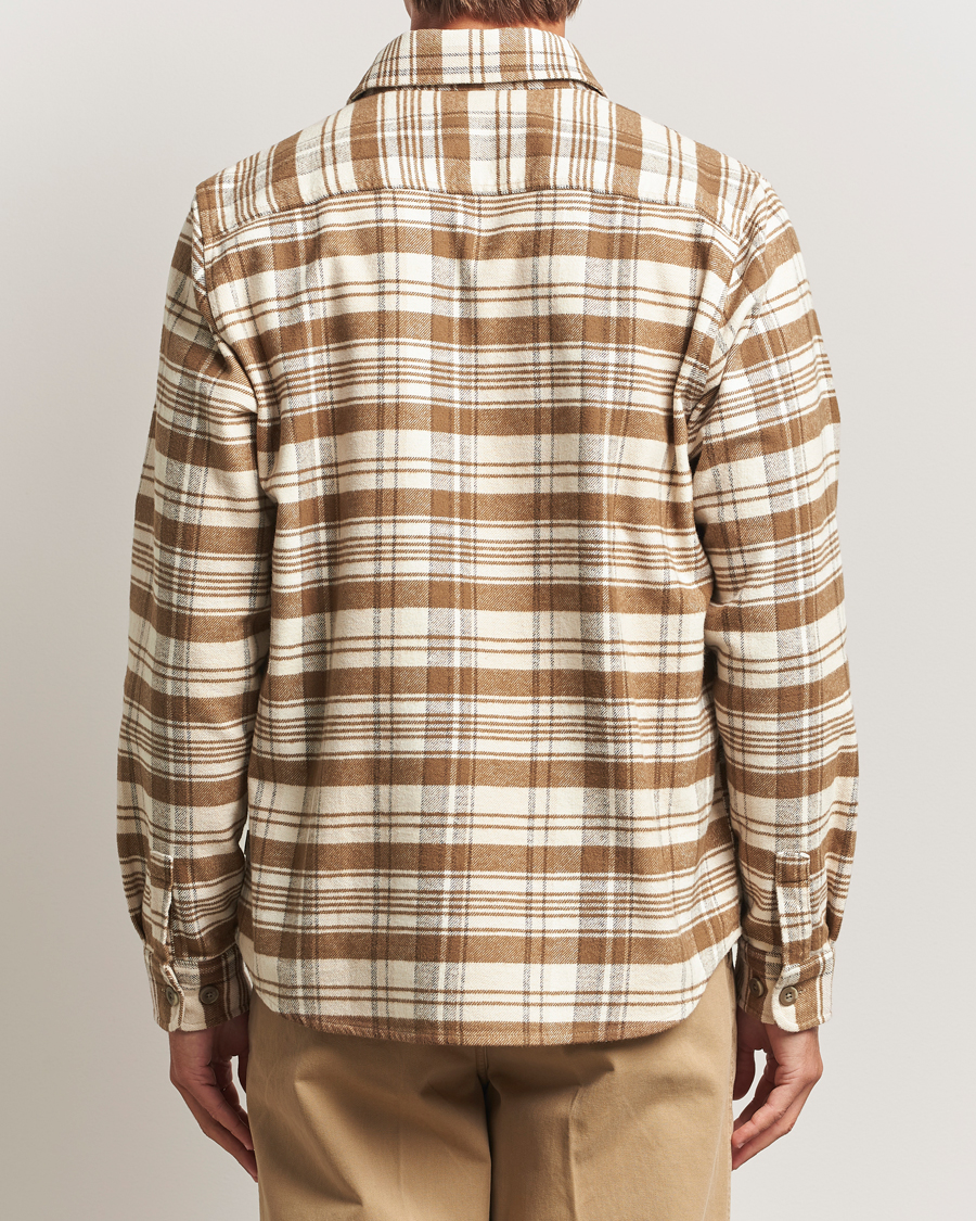 Heren | Overhemden | LES DEUX | Lennon Check Overshirt Irish Cream