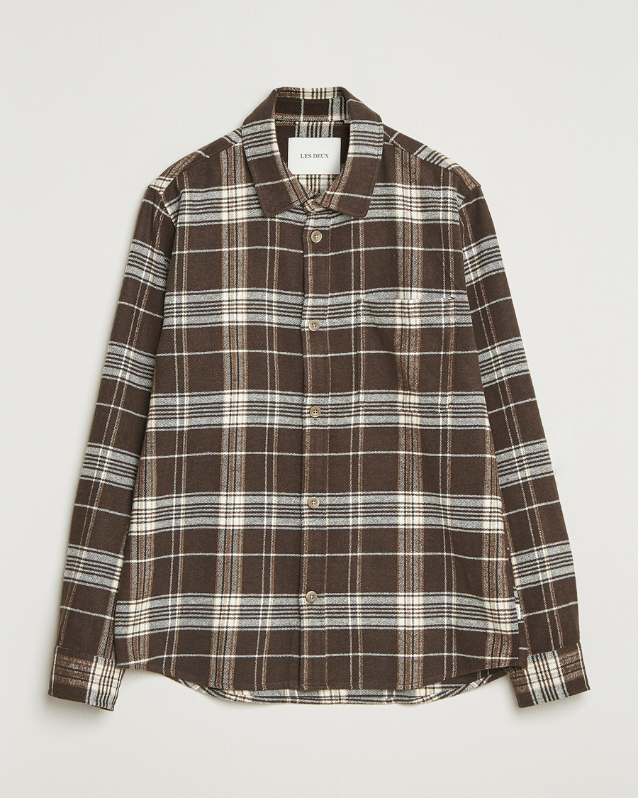Homme | Chemises | LES DEUX | Lennon Check Overshirt Delicioso