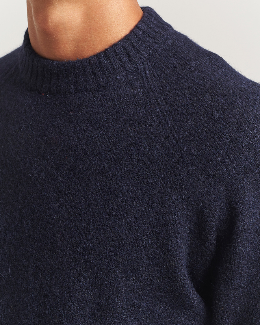 Heren | Truien | LES DEUX | Gillbert Knitted Crewneck Dark Navy
