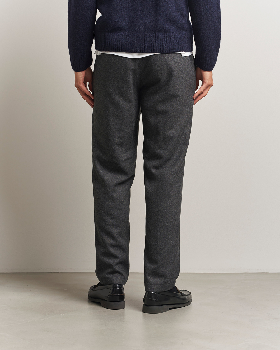 Heren | Broeken | LES DEUX | Como Reg Wool Pants Asphalt