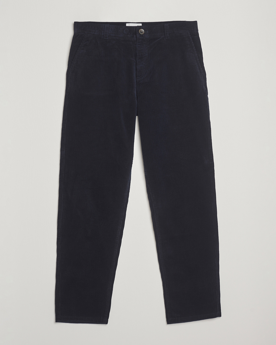 Homme | Pantalons | LES DEUX | Kody Corduroy Pants Dark Navy