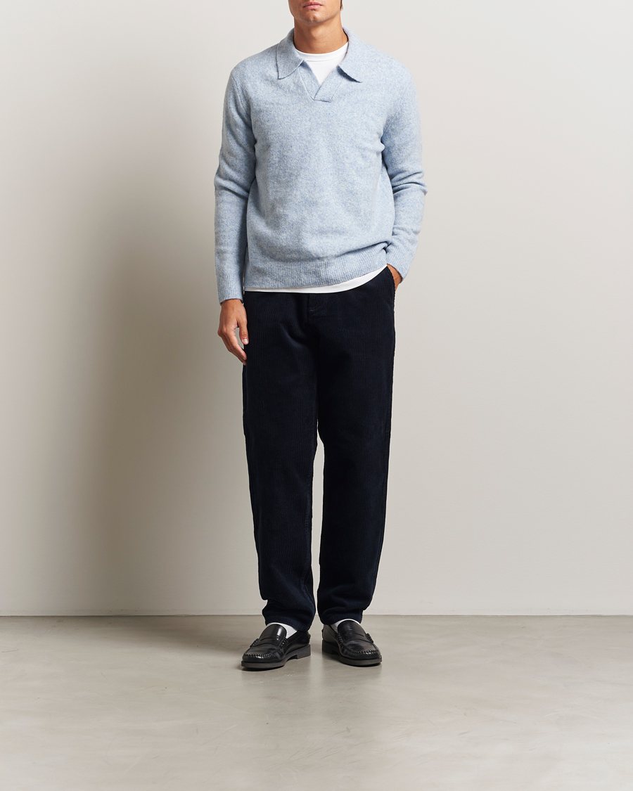 Homme | Pantalons | LES DEUX | Kody Corduroy Pants Dark Navy