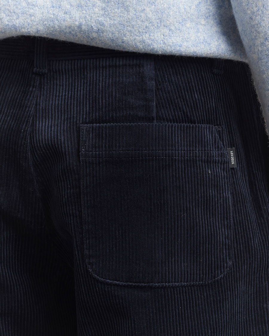 Homme | Pantalons | LES DEUX | Kody Corduroy Pants Dark Navy