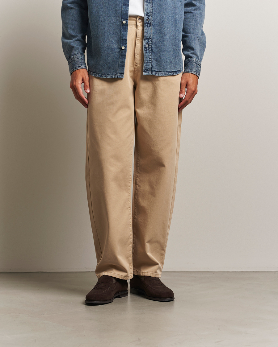 Heren | Broeken | LES DEUX | Romeo Pleated Chino Pants Irish Cream
