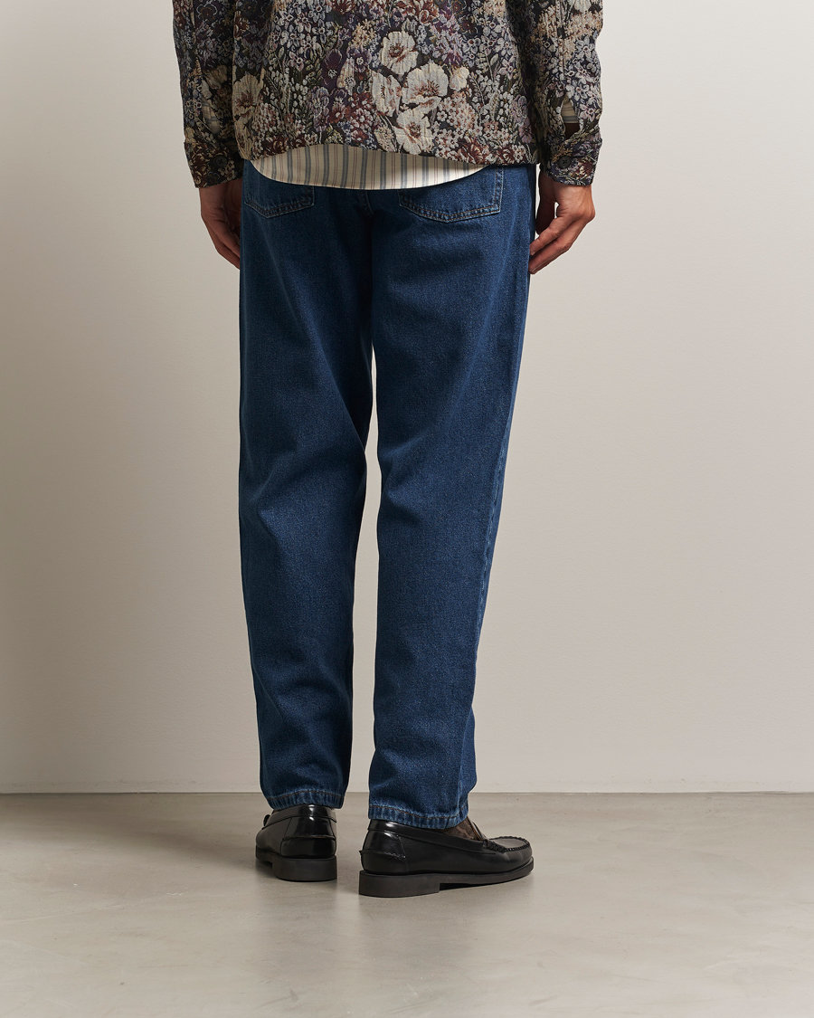 Homme | Jeans | LES DEUX | Ryder Washed Denim Jeans Medium Indigo Wash