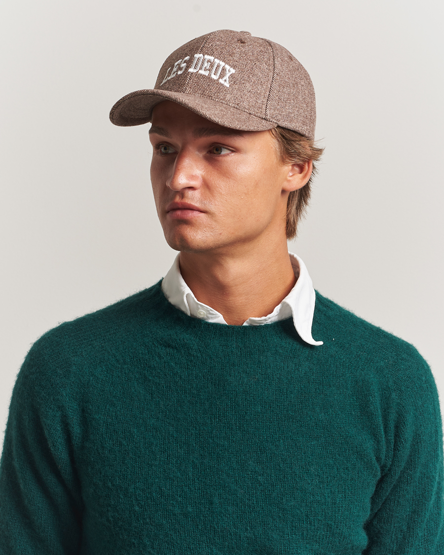 Homme | Bobs Et Casquettes | LES DEUX | Wool Baseball Cap Mountain Gray