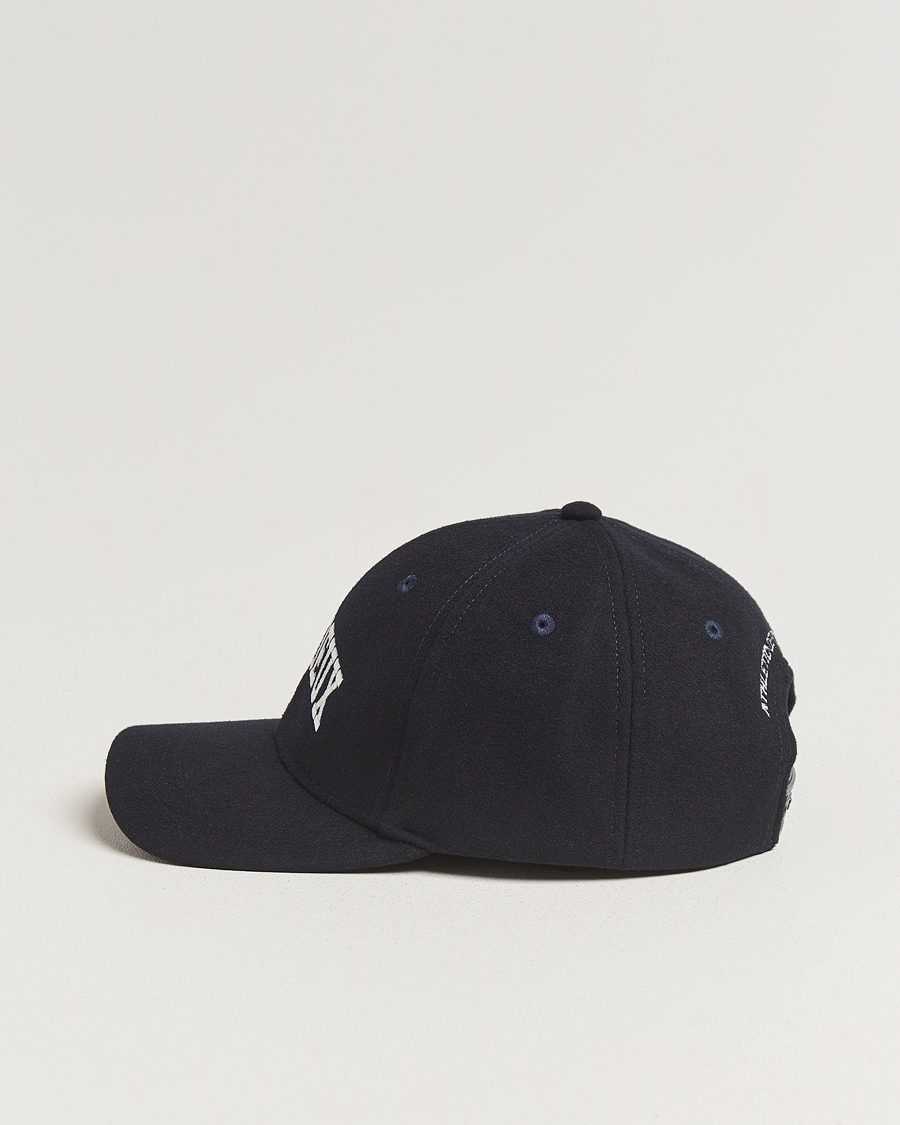 Heren | Hoeden en petten | LES DEUX | Wool Baseball Cap Dark Navy