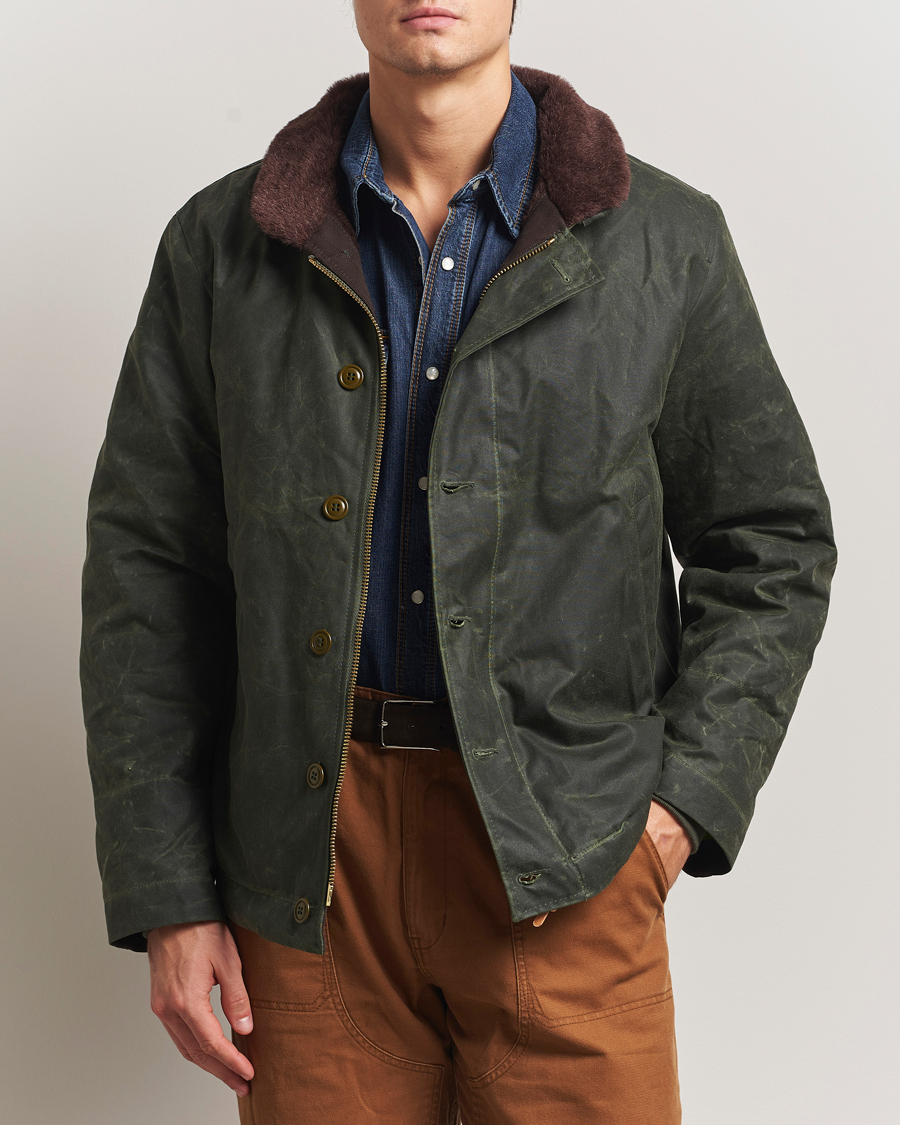 Homme | Manteaux Et Vestes | Manifattura Ceccarelli | Deck Jacket Dark Green