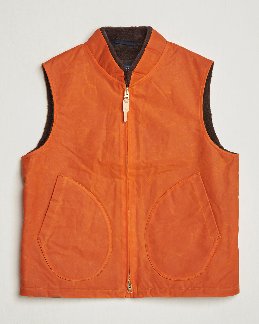 Homme | Manteaux Et Vestes | Manifattura Ceccarelli | Mountain Vest Orange