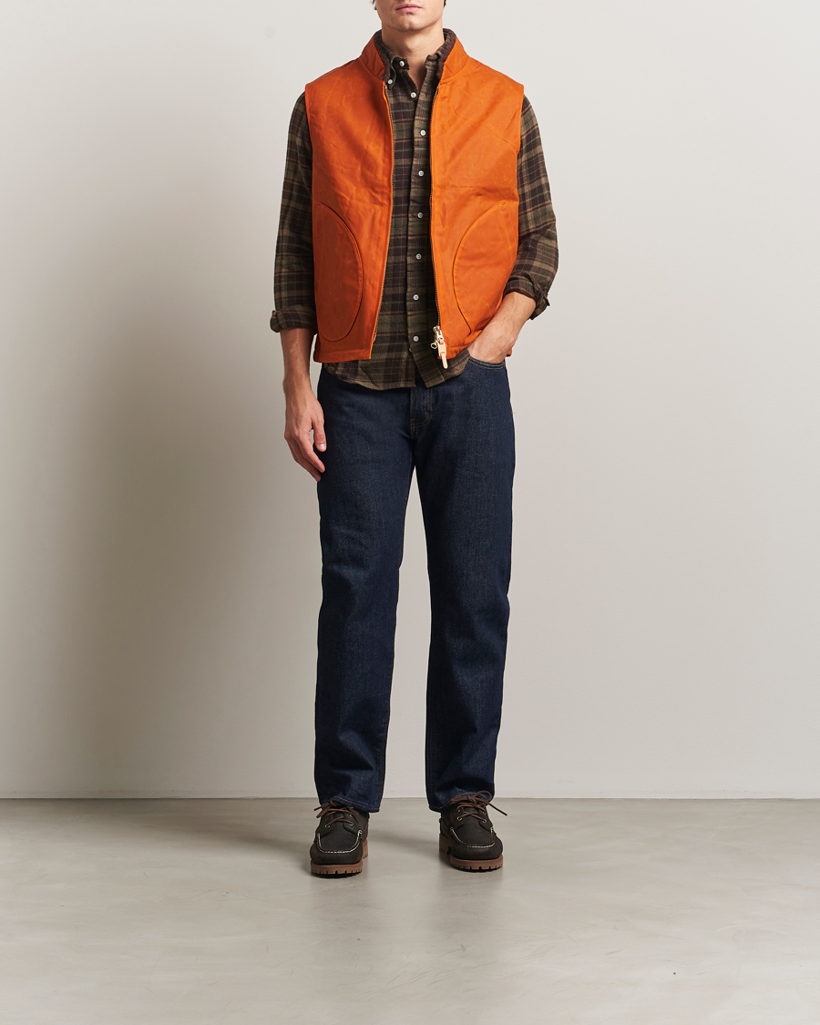 Homme | Manteaux Et Vestes | Manifattura Ceccarelli | Mountain Vest Orange