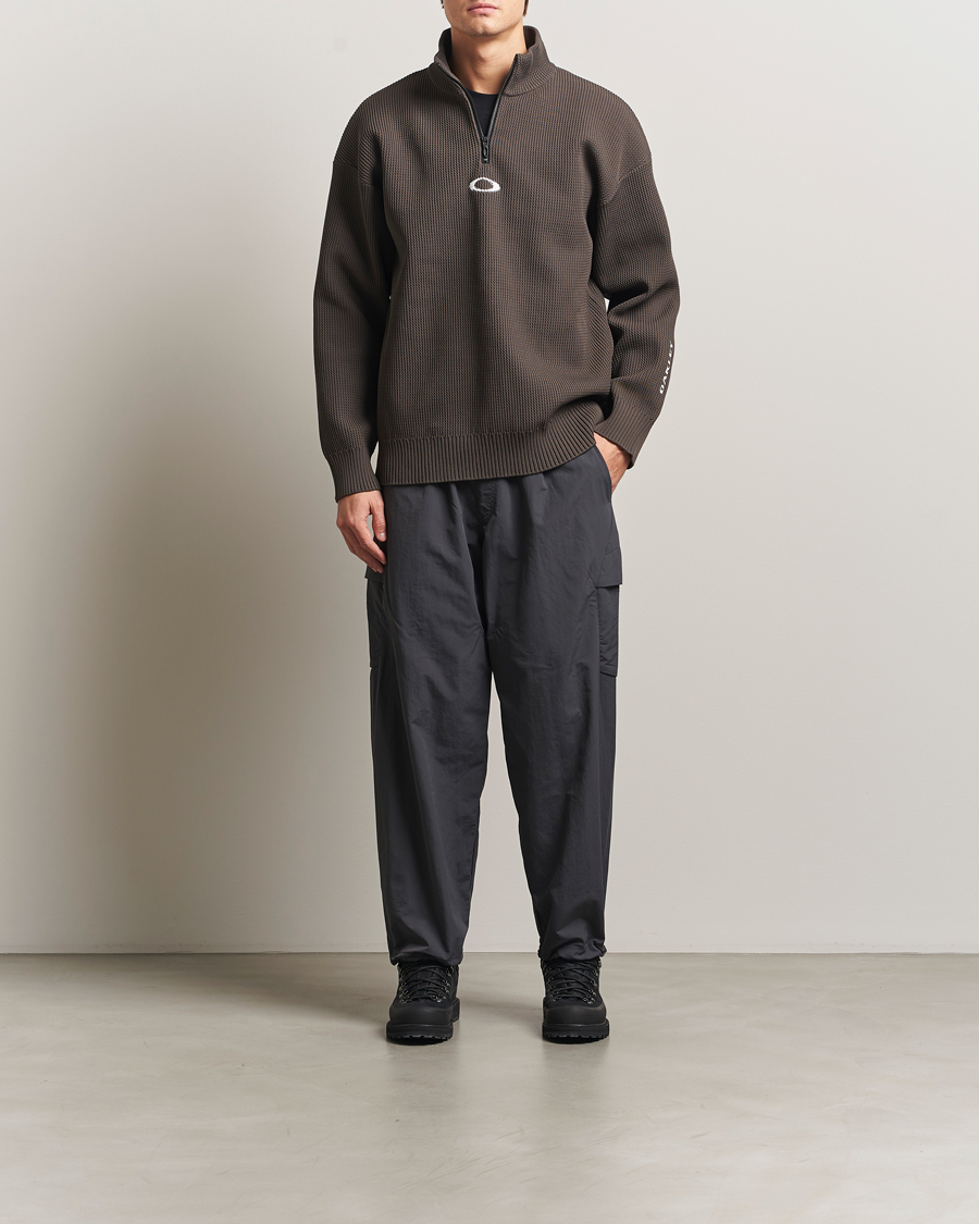 Heren | Truien | Oakley | FGL New Retro Half Zip Sweater Black