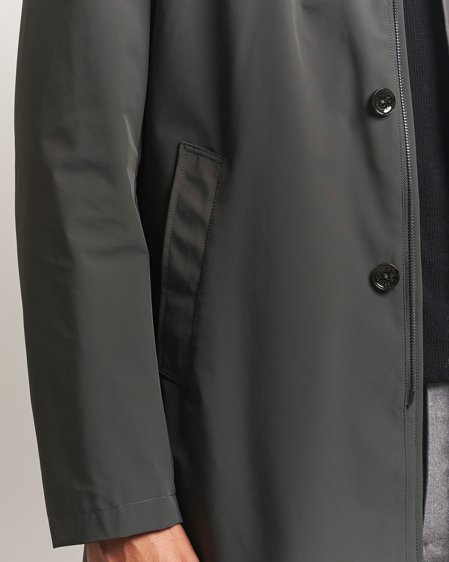 Heren | Jassen | Oscar Jacobson | Nylon Car Coat Olive