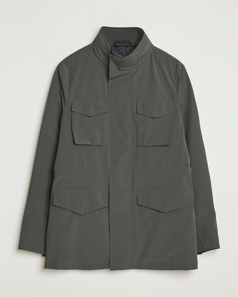 Homme | Manteaux Et Vestes | Oscar Jacobson | M65 Nylon Field Jacket Olive