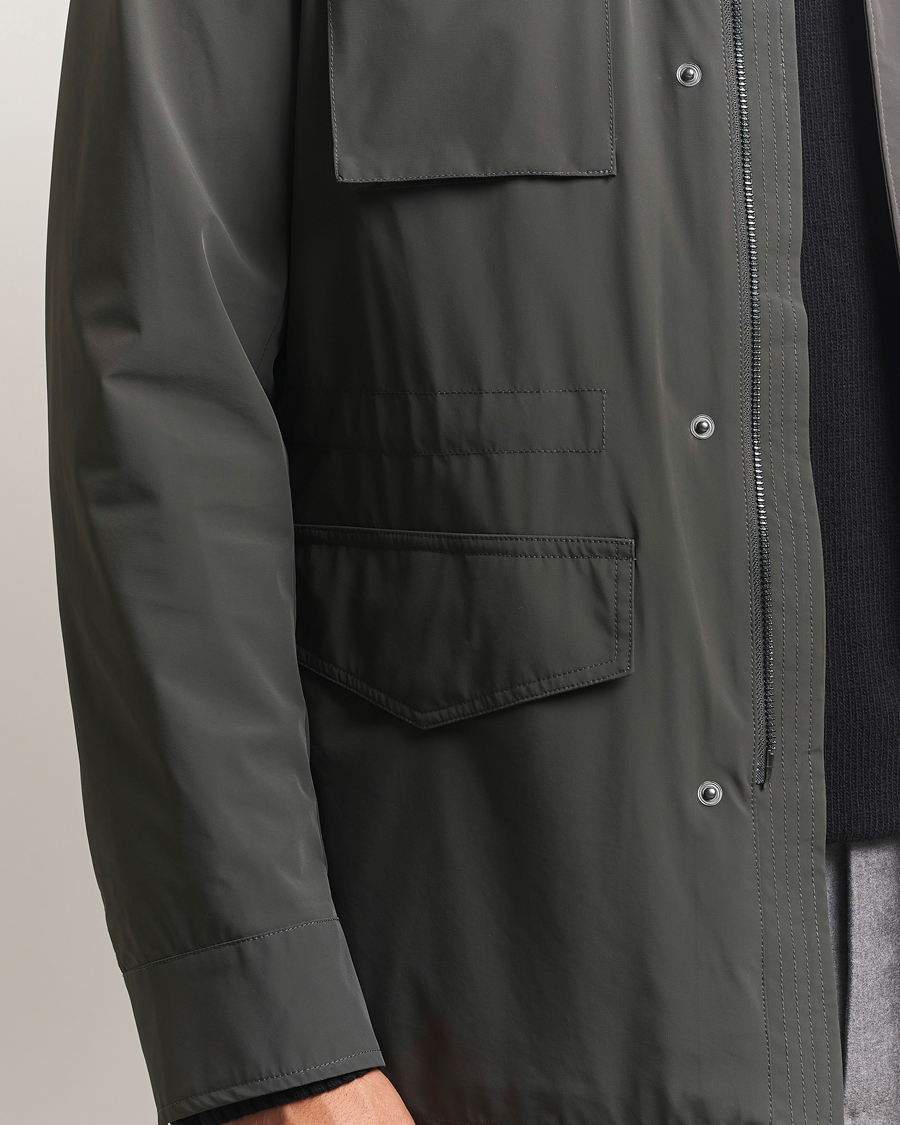 Homme | Manteaux Et Vestes | Oscar Jacobson | M65 Nylon Field Jacket Olive