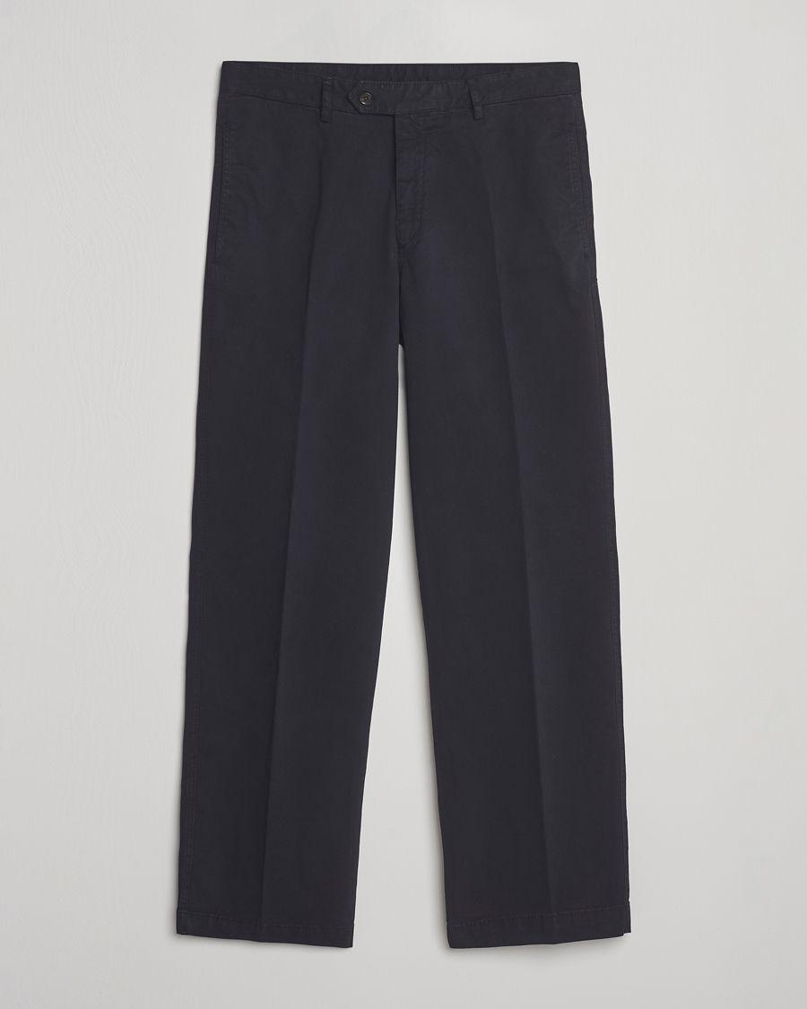 Heren | Broeken | Oscar Jacobson | Tanker Cotton Trousers Navy