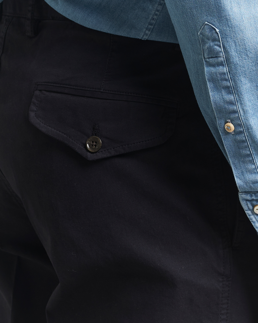 Heren | Broeken | Oscar Jacobson | Tanker Cotton Trousers Navy