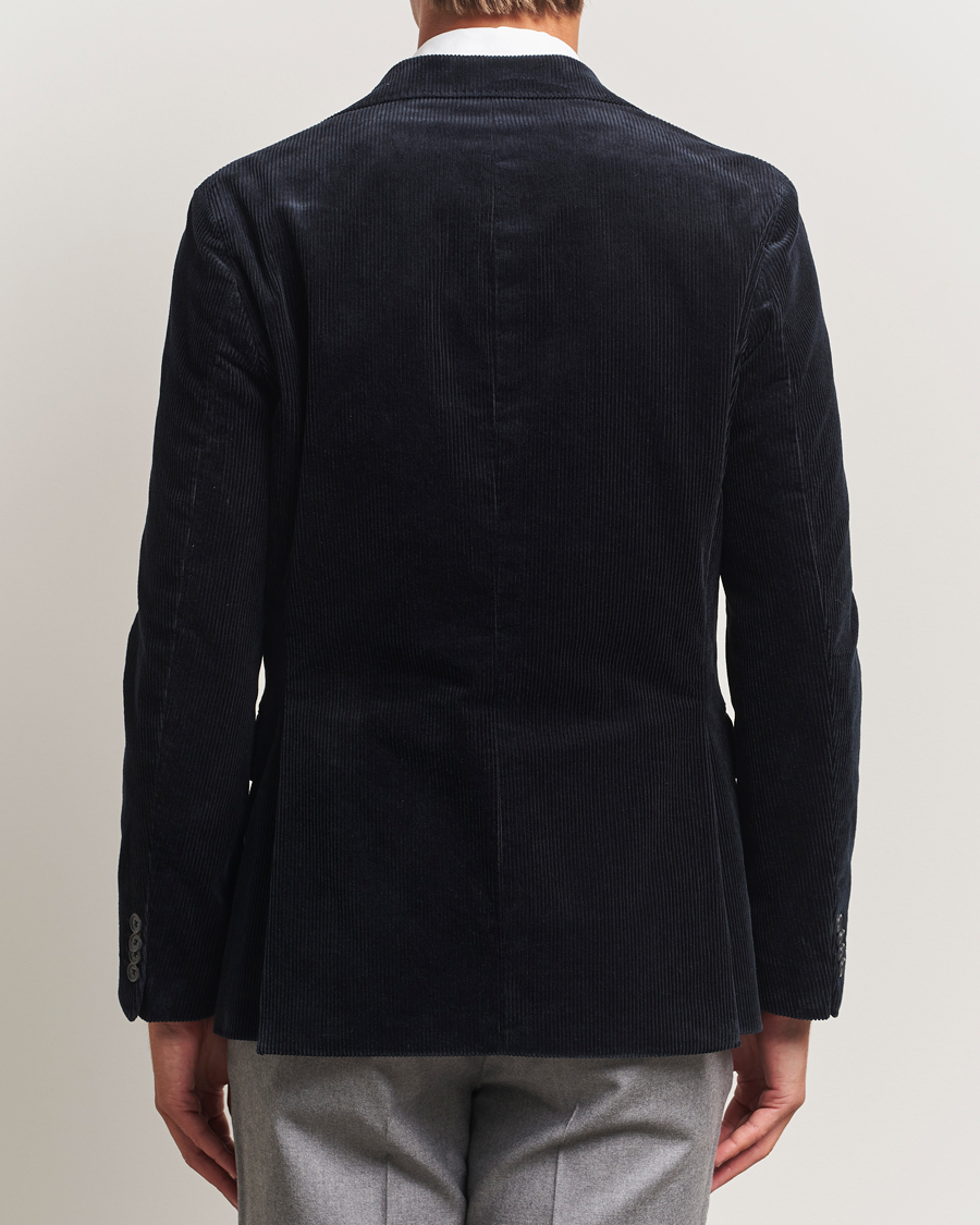 Heren | Blazers | Oscar Jacobson | Fogerty Patch Pocket Cord Blazer Navy