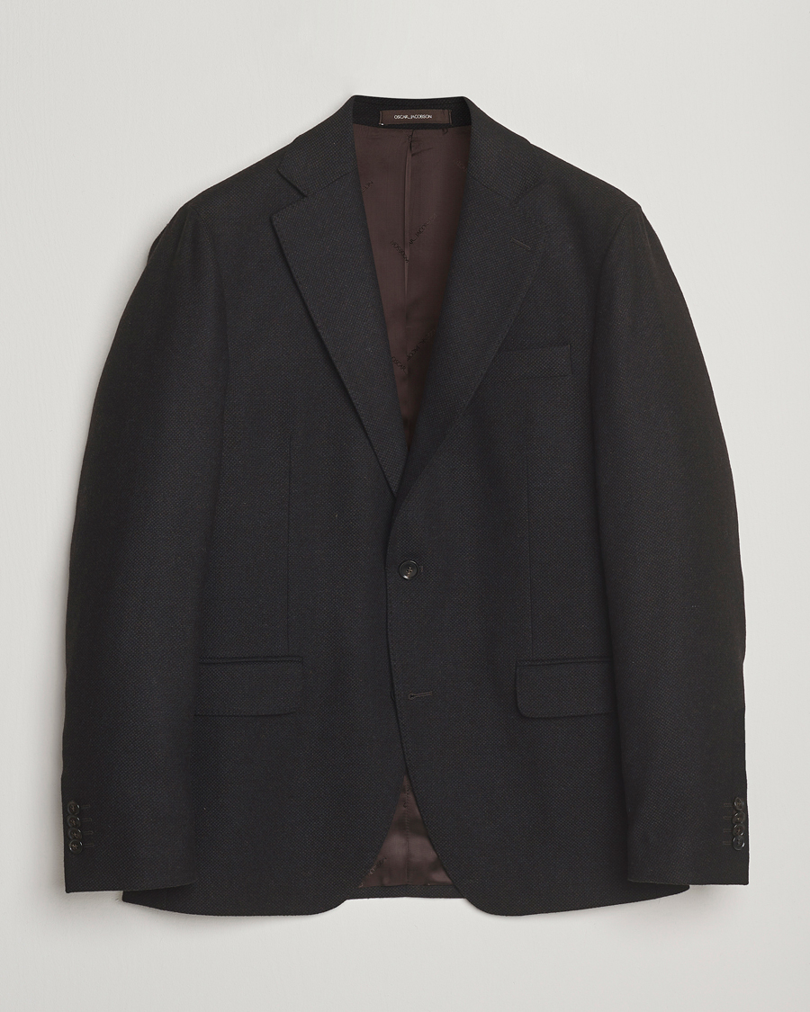 Heren | Blazers | Oscar Jacobson | Fogerty Wool Blazer Brown