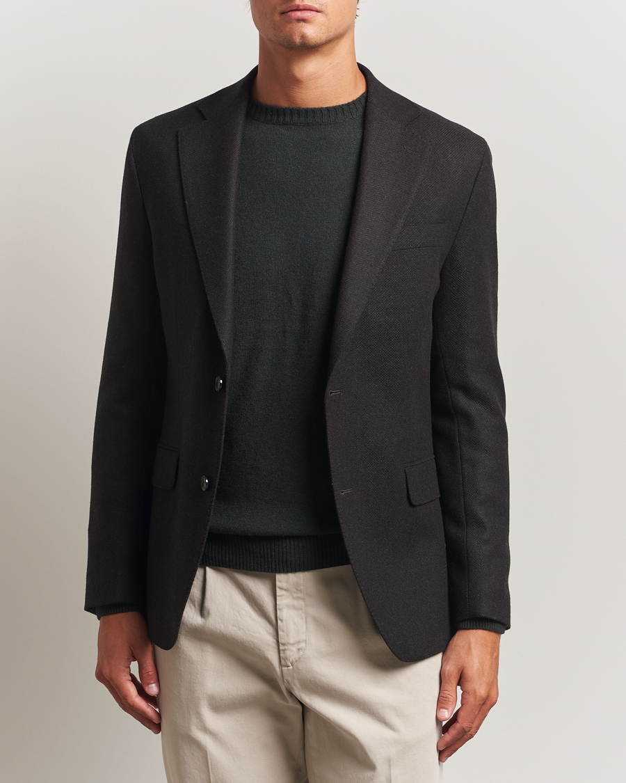 Heren | Blazers | Oscar Jacobson | Fogerty Wool Blazer Brown