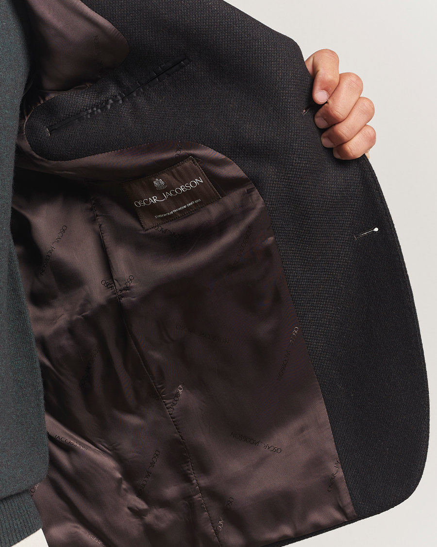 Heren | Blazers | Oscar Jacobson | Fogerty Wool Blazer Brown