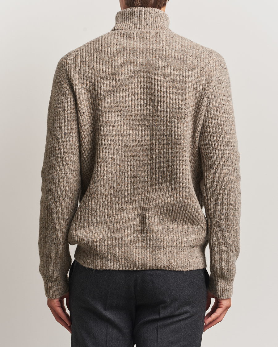 Homme | Pulls Et Tricots | Oscar Jacobson | Mika Heavy Merino Rollneck Beige