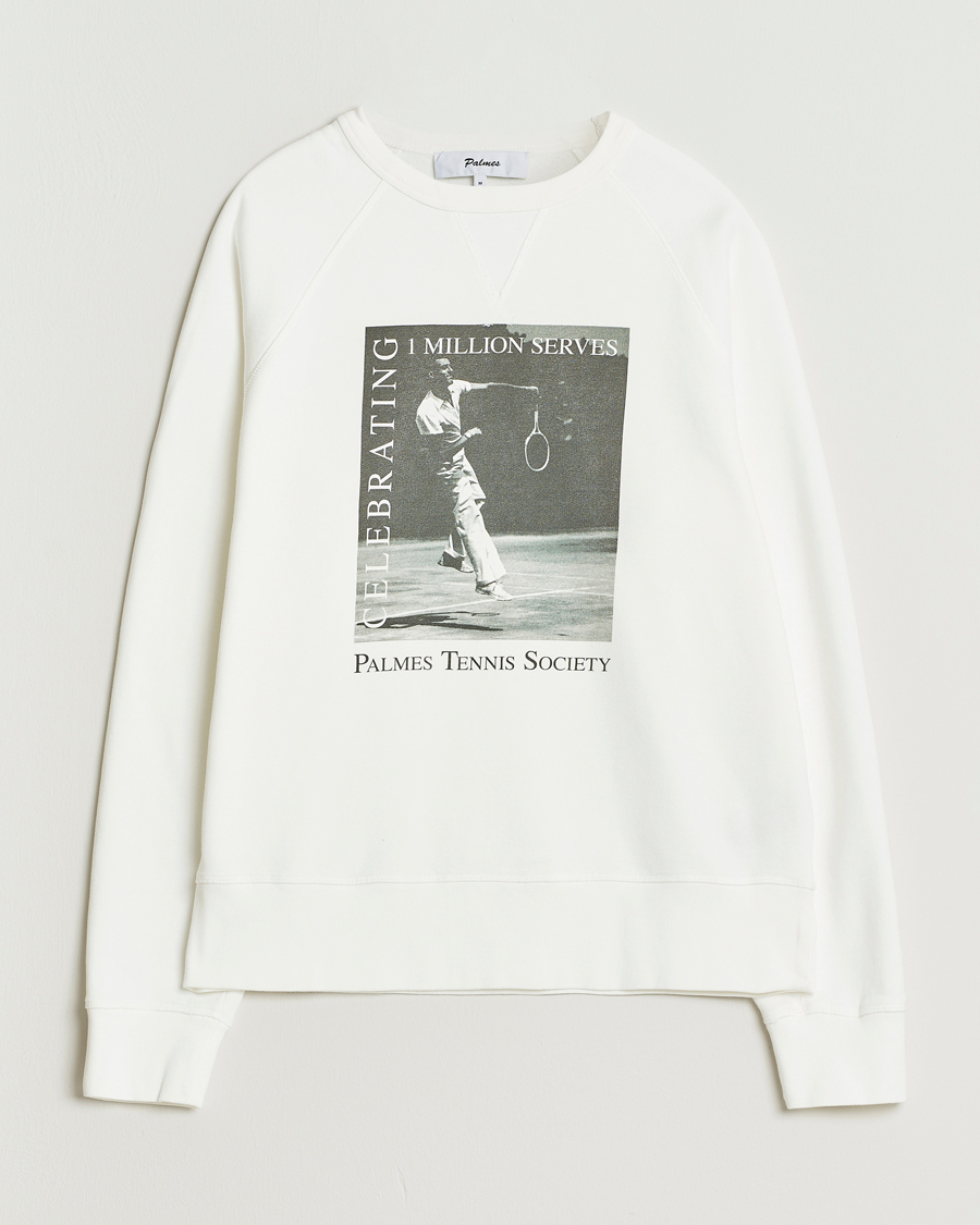 Homme | Pulls Et Tricots | Palmes | Raglan Sweatshirt White