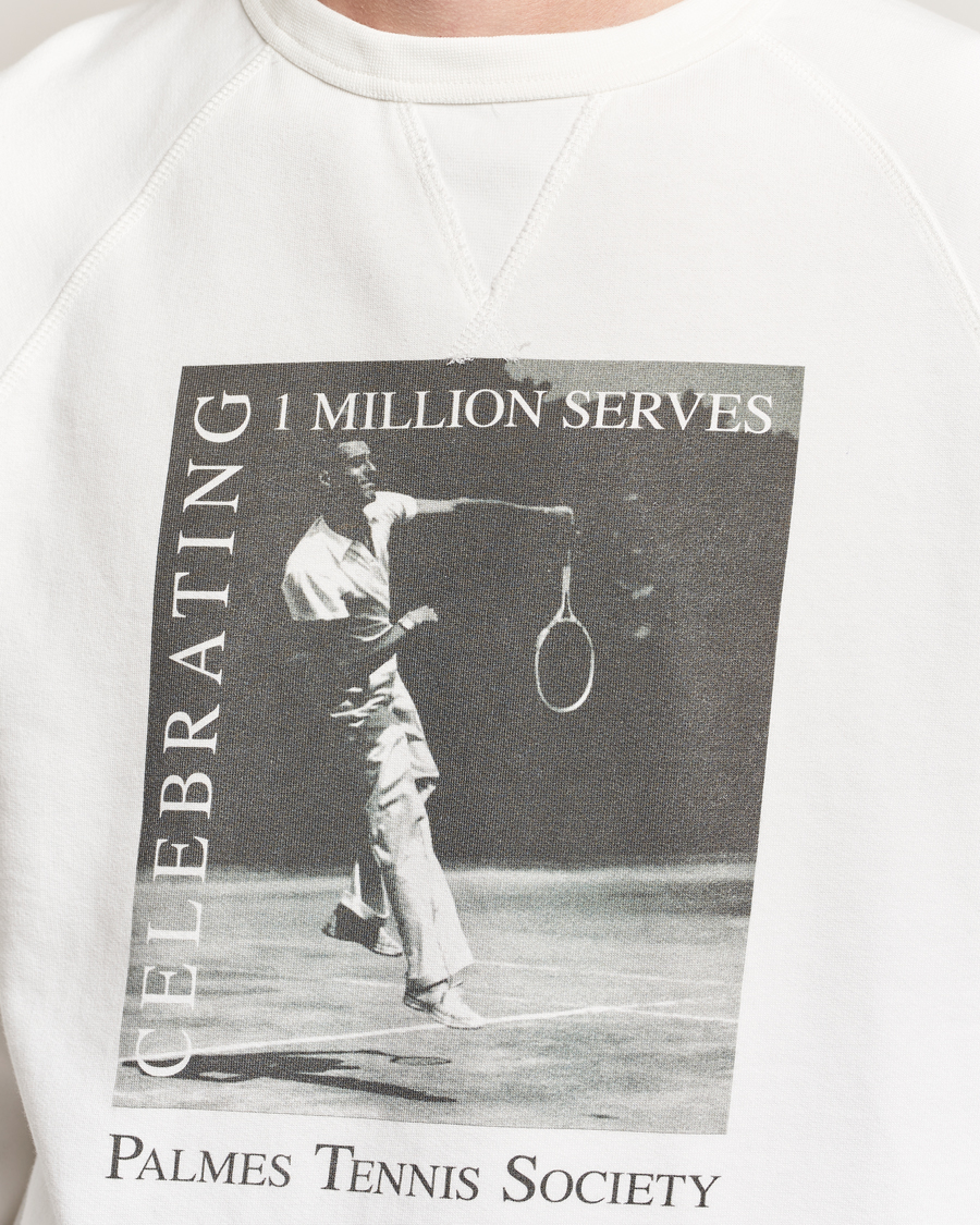 Homme | Pulls Et Tricots | Palmes | Raglan Sweatshirt White