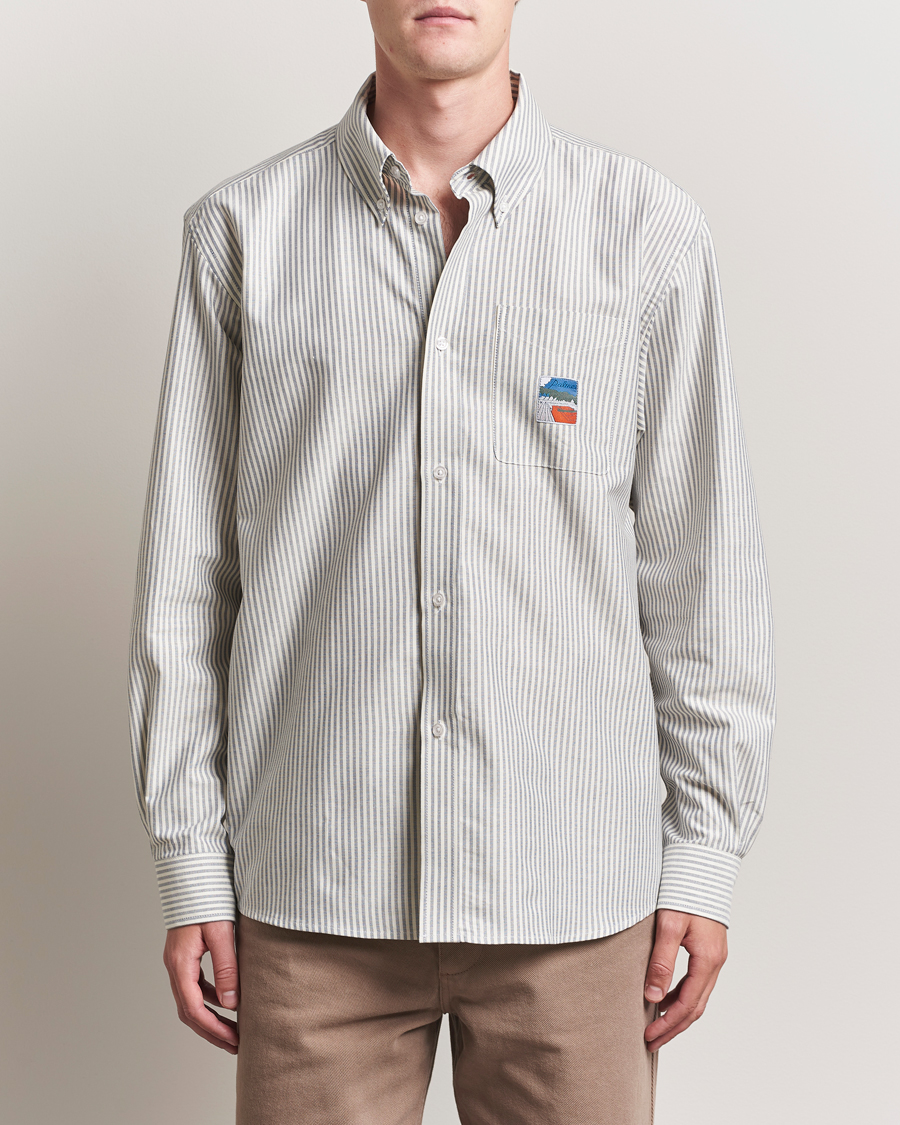 Homme | Chemises | Palmes | Deuce Oxford Shirt Light Blue Stripe