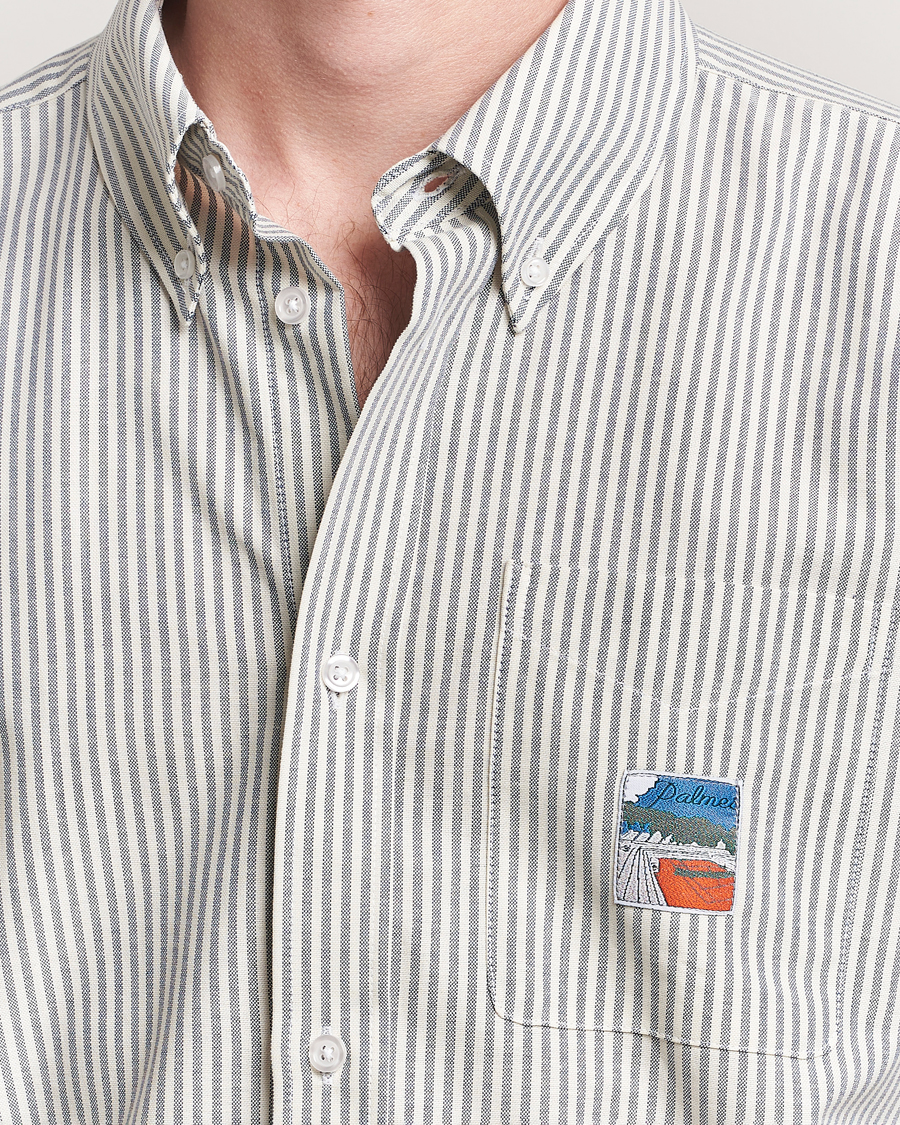 Heren | Overhemden | Palmes | Deuce Oxford Shirt Light Blue Stripe