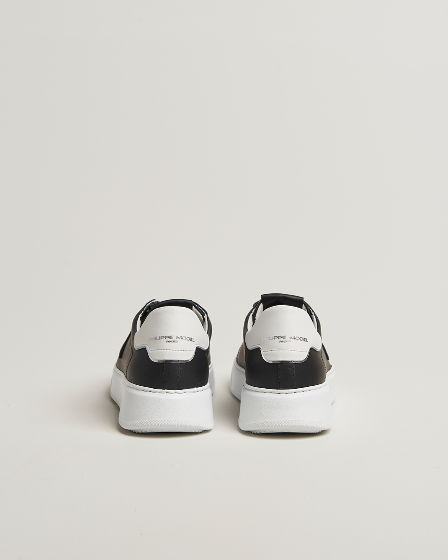Homme | Baskets | Philippe Model | Temple Low Top Leather Sneakers Black