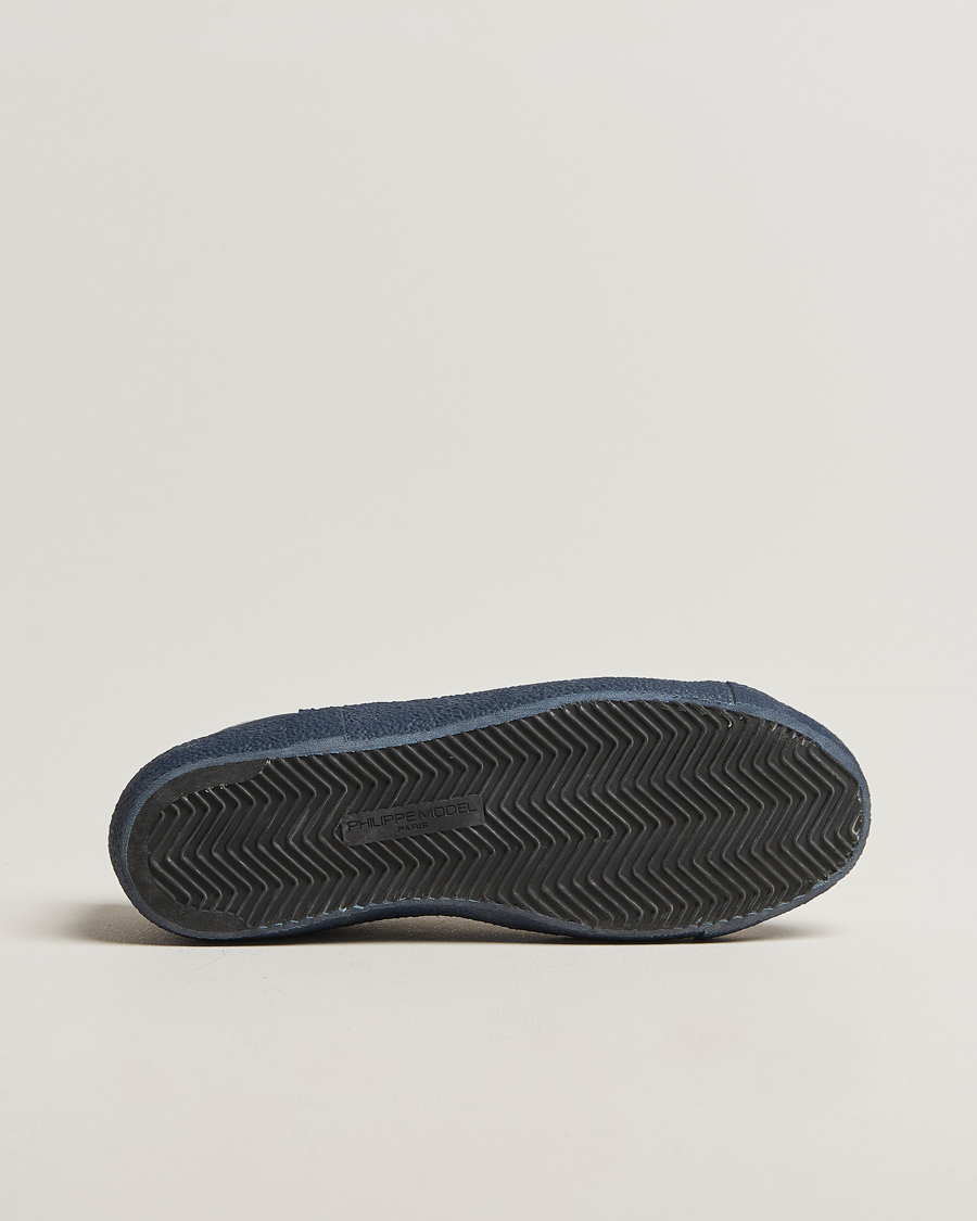 Homme | Baskets | Philippe Model | Prsx Low Top Vintage Leather Sneakers Navy
