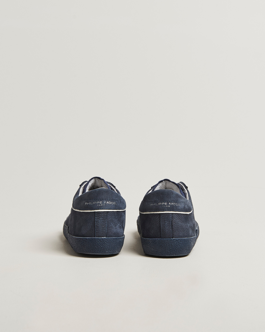 Homme | Baskets | Philippe Model | Prsx Low Top Vintage Leather Sneakers Navy