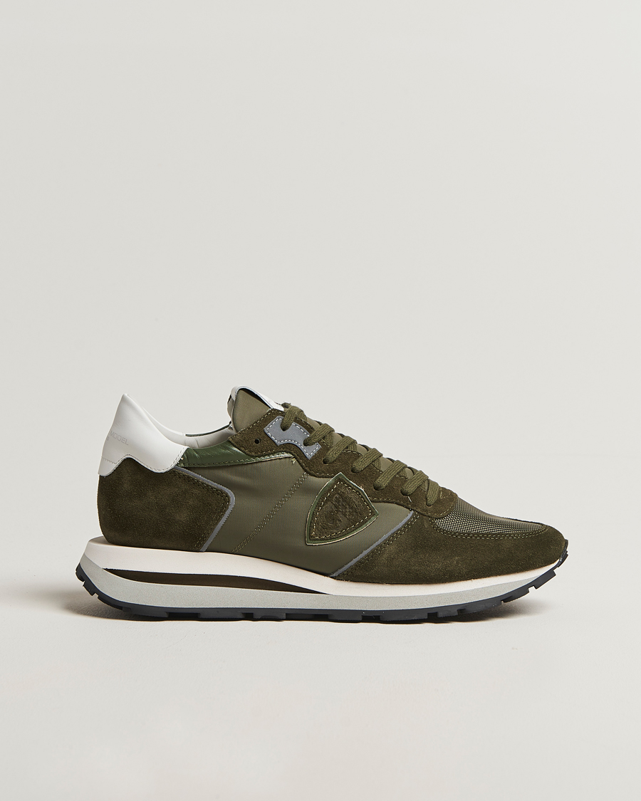Homme | Baskets | Philippe Model | Tropez Haute Running Sneakers Military