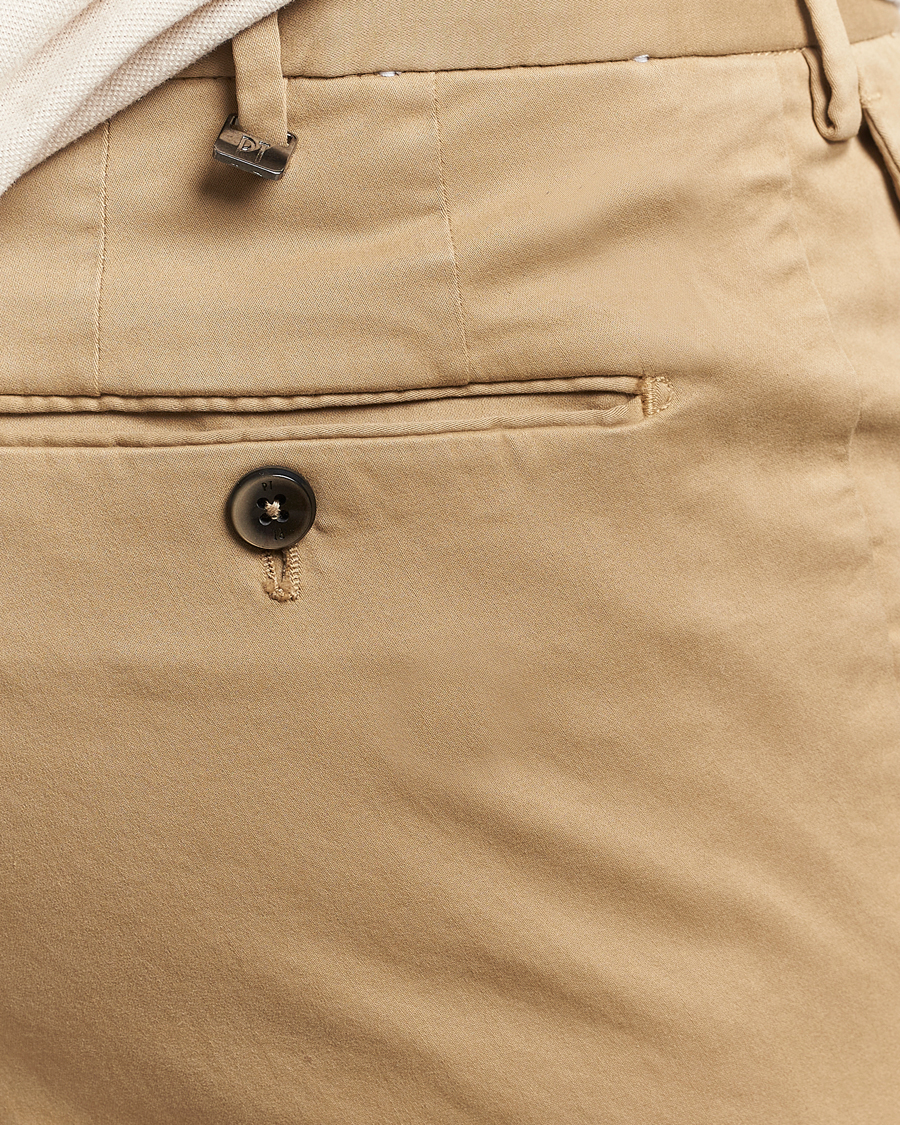 Homme | Pantalons | PT01 | Slim Fit Cotton/Stretch Trousers Beige