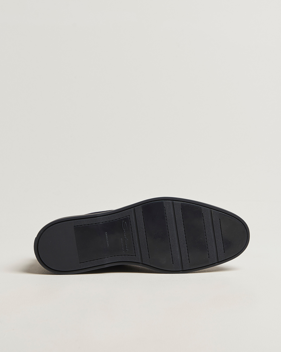 Homme | Bottes | Santoni | Detroit Chukka Boots Navy Suede